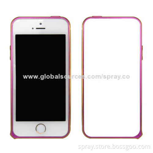 Ultra-thin and Dual-color Bumper Aluminum Cases for iPhone 5/5S, OEM Orders Welcomed